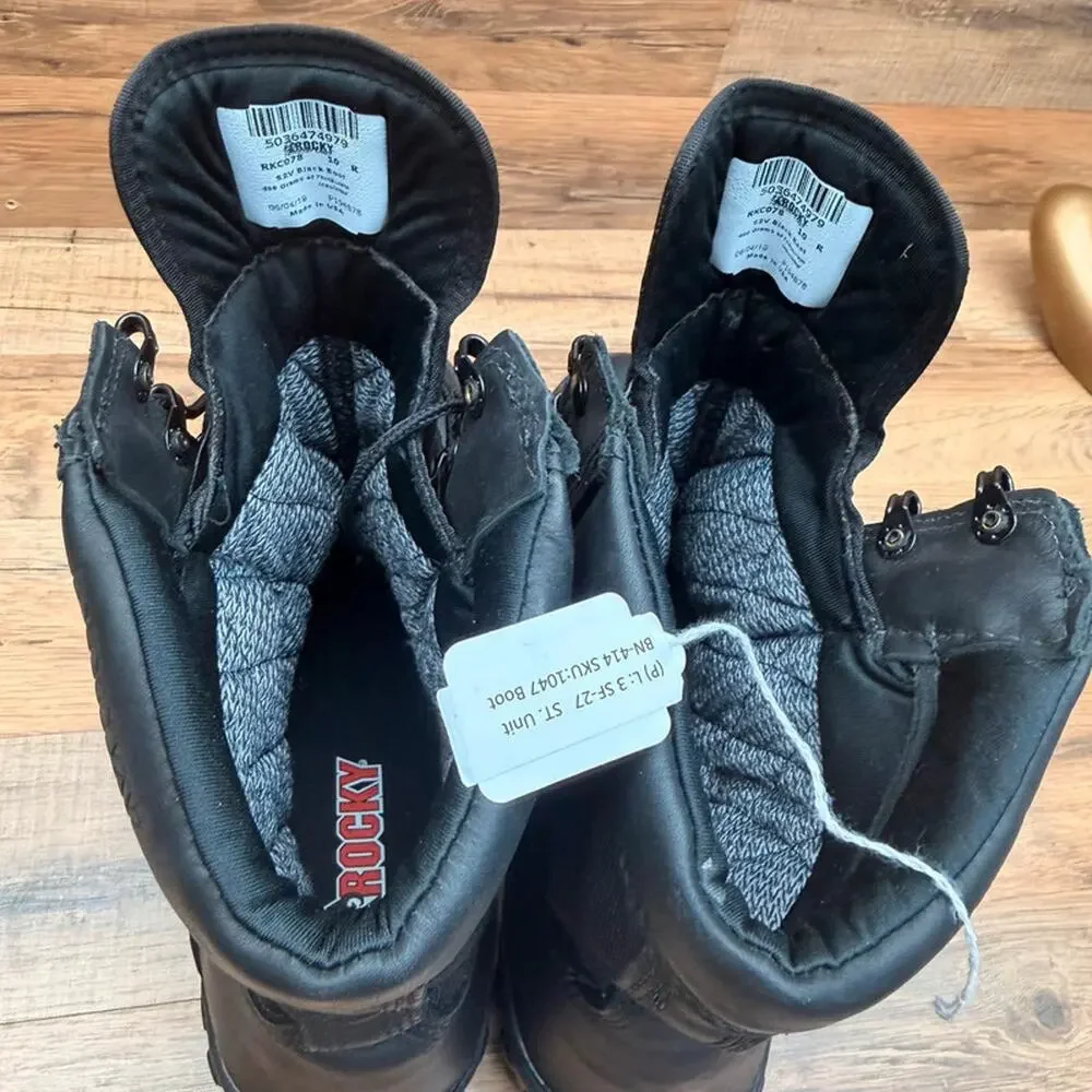 Rocky size 10R Black S2V 400G Insulated Tactical Military Boot